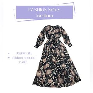 Fashion Nova Flowy Maxi Dress Size M